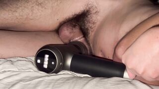 Rubdown Gun On Quadriplegic Beefstick