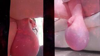 Wagging Real Ballsack Largest Ever Saline Nads Real Life Hermaphroditism Spread Plums Ball Spreading Loosening Joy Music Compilation