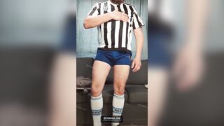 Mature Latino Dad 48 - Soccer Kit After Match UNCIRCUMCISED Utter Vid - Solo Spunk