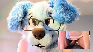 Edging in Fursuit - Preview