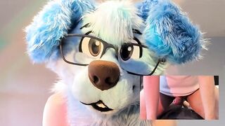 Edging in Fursuit - Preview