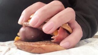 plumbing a cheeseburger