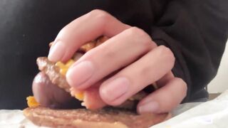plumbing a cheeseburger