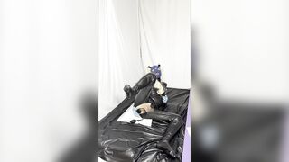 [Spandex] Assfucking have fun with entire bod love glove [Manga porn]