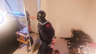 Student Uniform, High-heeled slippers Cuffed Gullet Instructing