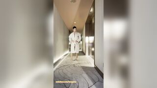 My meaty fuck-stick in the motel! Exhibition risky movie