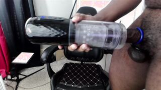 Fucky-fucky plaything taunting BIG BLACK COCK with absorption