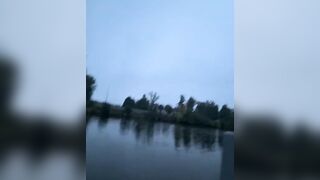 Public masterbaiting