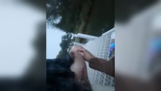 Public masterbaiting