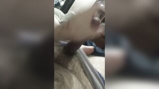 Solo hand job