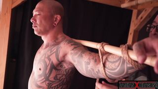 Damian Dragon Stays Quiet As Dominant Mature Man Encho Kinbaku Restrains Him