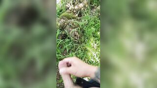 Public masturbate and jism