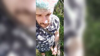 Public masturbate and jism