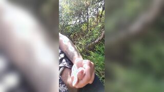 Public masturbate and jism