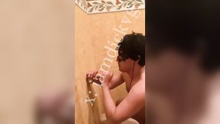 Brazilian dude have fun with a chisel faux! He needs a real chisel!