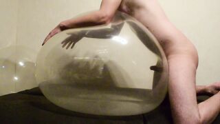 Penetrating and Railing clear balloons two