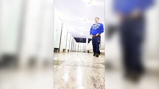 marcos ninfo15 gets tucked against a bus pillar while demonstrating off