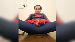 Spider Dude is alone and shots XXL web