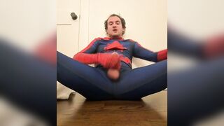 Spider Dude is alone and shots XXL web
