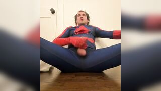 Spider Dude is alone and shots XXL web
