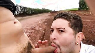 marcos ninfo15 caught inhaling meatpipe in the car lane