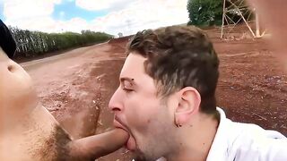 marcos ninfo15 caught inhaling meatpipe in the car lane