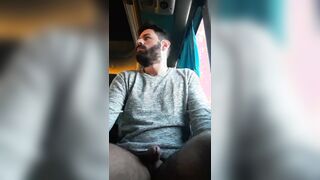Pig finishes off on the bus