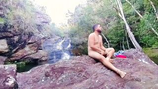 MARCOSNINFO15 AND ANOTHER FELLOW KINKY ACT AT WATERFALL