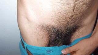 Homeless, wooly thug Ch. 1 Furry slum stud get bare in a public shower and strokes off To be co