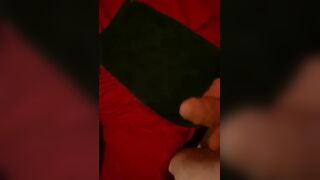 *fresh* Cum-shot on towel after bathroom.
