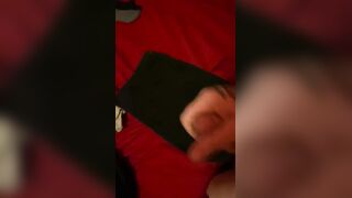 *fresh* Cum-shot on towel after bathroom.
