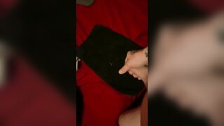 *fresh* Cum-shot on towel after bathroom.