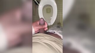 Soldier milking off on lunch break