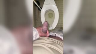 Soldier milking off on lunch break