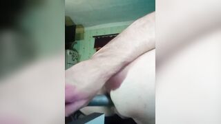 Mushy Homo Pokes himself passionately in the rump - this stud wants to be fasted around