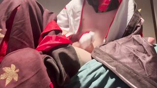 Jacking off in kazuha on my bday