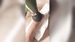 Hasty rubdown gun concluding stir