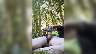 Luving my covk, and plaything, in the forest