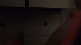 Deep-throating on and Cock rub a Faux-cock
