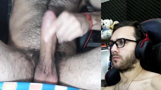 Super-steamy Latino homo man. Homemade fledgling, furry