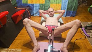 Rock hard tear up caboose-fuck hole smash machine homemade fledgling Sasha Earth