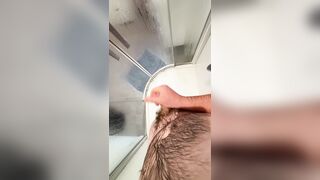 Solo POINT OF VIEW Wooly Uncircumcised Manhood Shoots Forearms Free-for-all Explosion