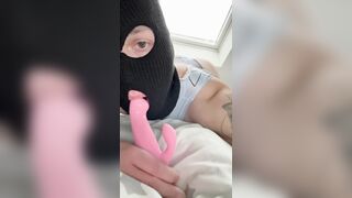 Femboy attempts oral job