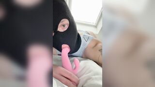 Femboy attempts oral job