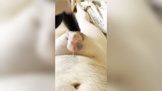 See my little ball sack vanish with four mins of plapping