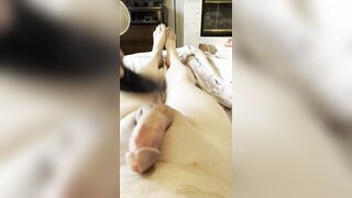 See my little ball sack vanish with four mins of plapping