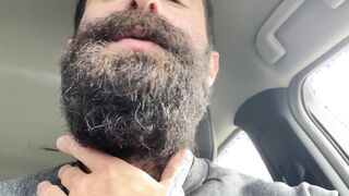 Public Van Jack-Off Wooly Cub