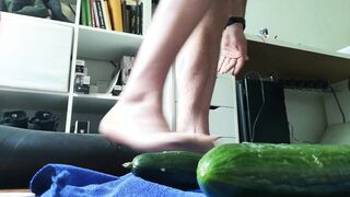 germany fellow has climax with cucumbers