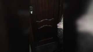 Crossdresser milks off his man rod and pops
