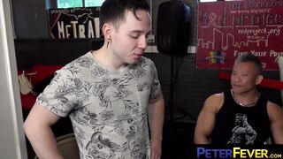 PETERFEVER Levy Foxx Is Double Barebacked By Jessie Lee And Danny Willcoxx